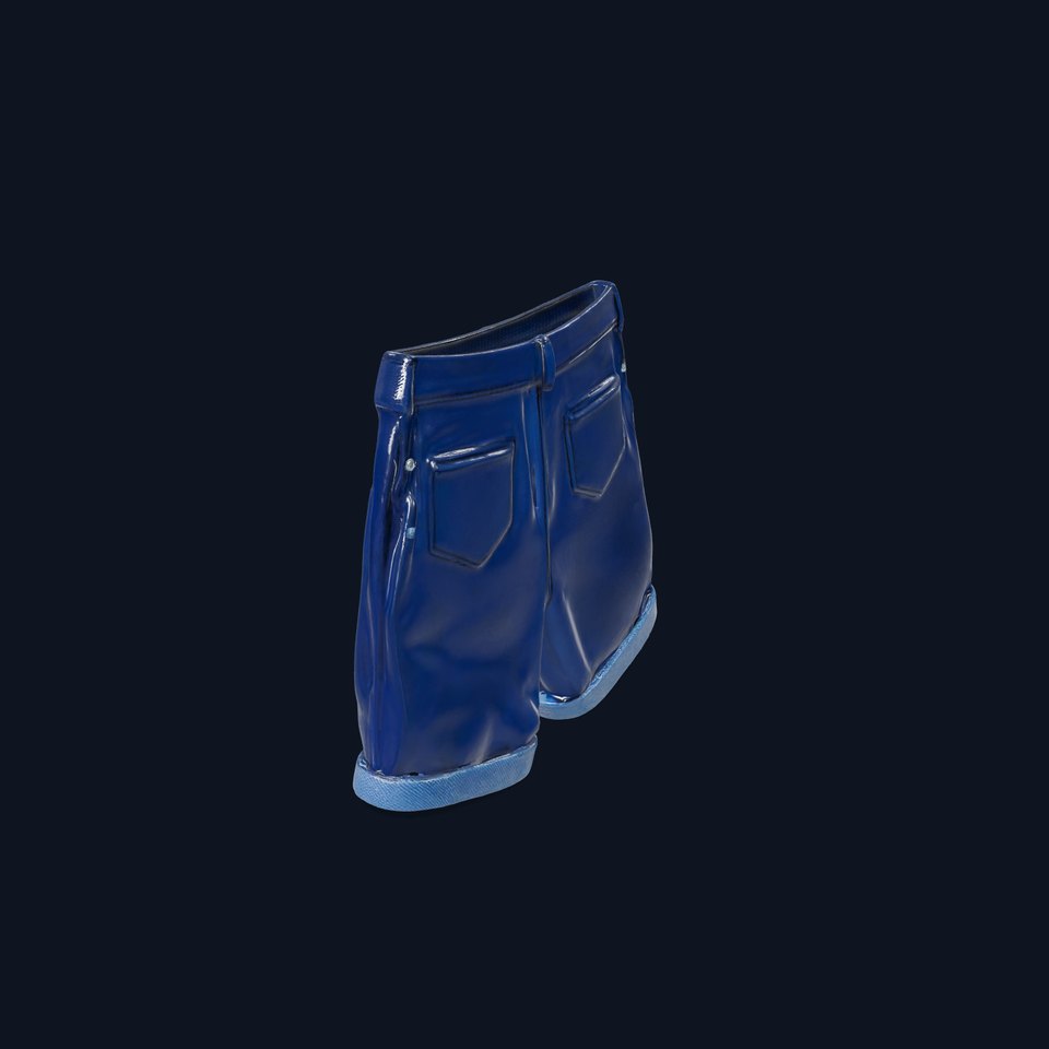Denim Shorts Model Pack